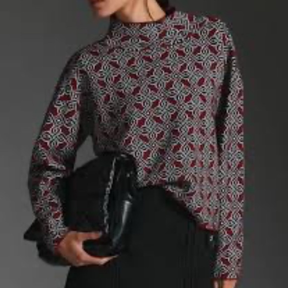 Maeve Sweaters - Maeve Careys Mock Neck XS